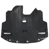 HECASA engine splash shield for Elantra front view protects the engine bay from mud and water.