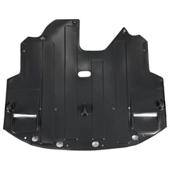 HECASA engine splash shield for Elantra front view protects the engine bay from mud and water.