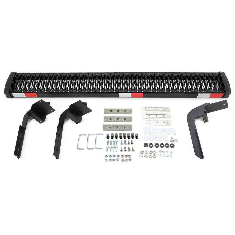 HECASA Grip Step powder-coated steel stands up to harsh conditions.