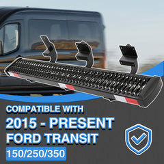 HECASA Grip Step durable steel with powder coating resists weather and wear.