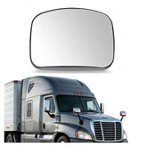 HECASA hood mirror glass for Cascadia left driver side enhances rear visibility.