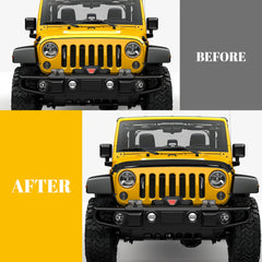 HECASA hood shield easy installation with bolts and tape included.