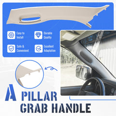 HECASA beige interior left side trim panel for Ram interior cohesion.