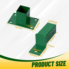 HECASA lawn tractor towing attachments ready for spreaders, spikers, and other tools.
