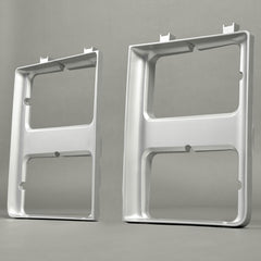 Pack includes one pair of HECASA headlight bezels.