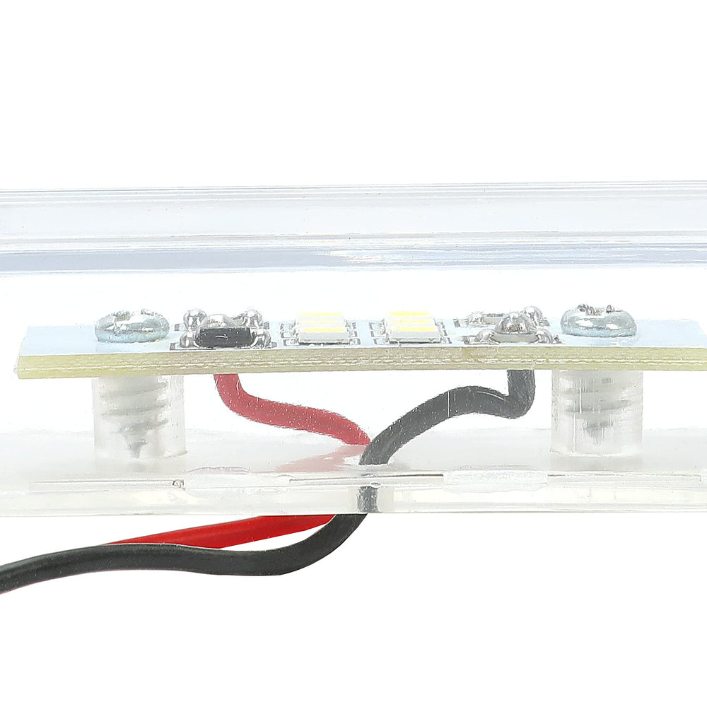 HECASA Roll Pan LED light, wiring setup shown for quick installation
