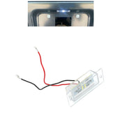 HECASA Roll Pan LED light, front view, universal-fit for most roll pans