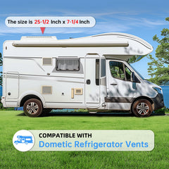 Customizable outer surface can be painted to match your RV interior