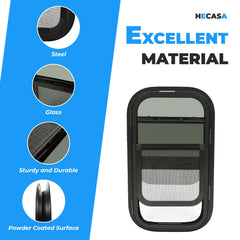 HECASA RV window 12x22 easy screw installation for quick setup