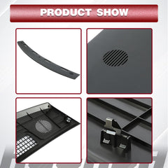 HECASA snap-fit installation simplifies upgrading the Dodge Ram dashboard.