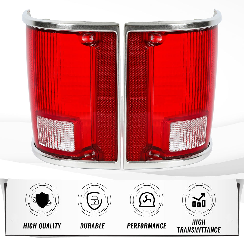 HECASA replacement tail light lens for 5968330/5968329 ensures compatibility.