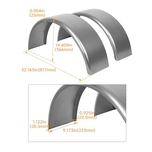 HECASA trailer fender backing panel shown for secure mounting support