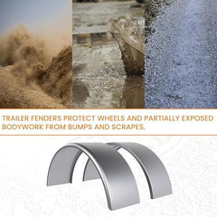 HECASA two-pack fenders with backing included for easy replacement