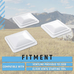HECASA vent cover protects vent area from weather exposure