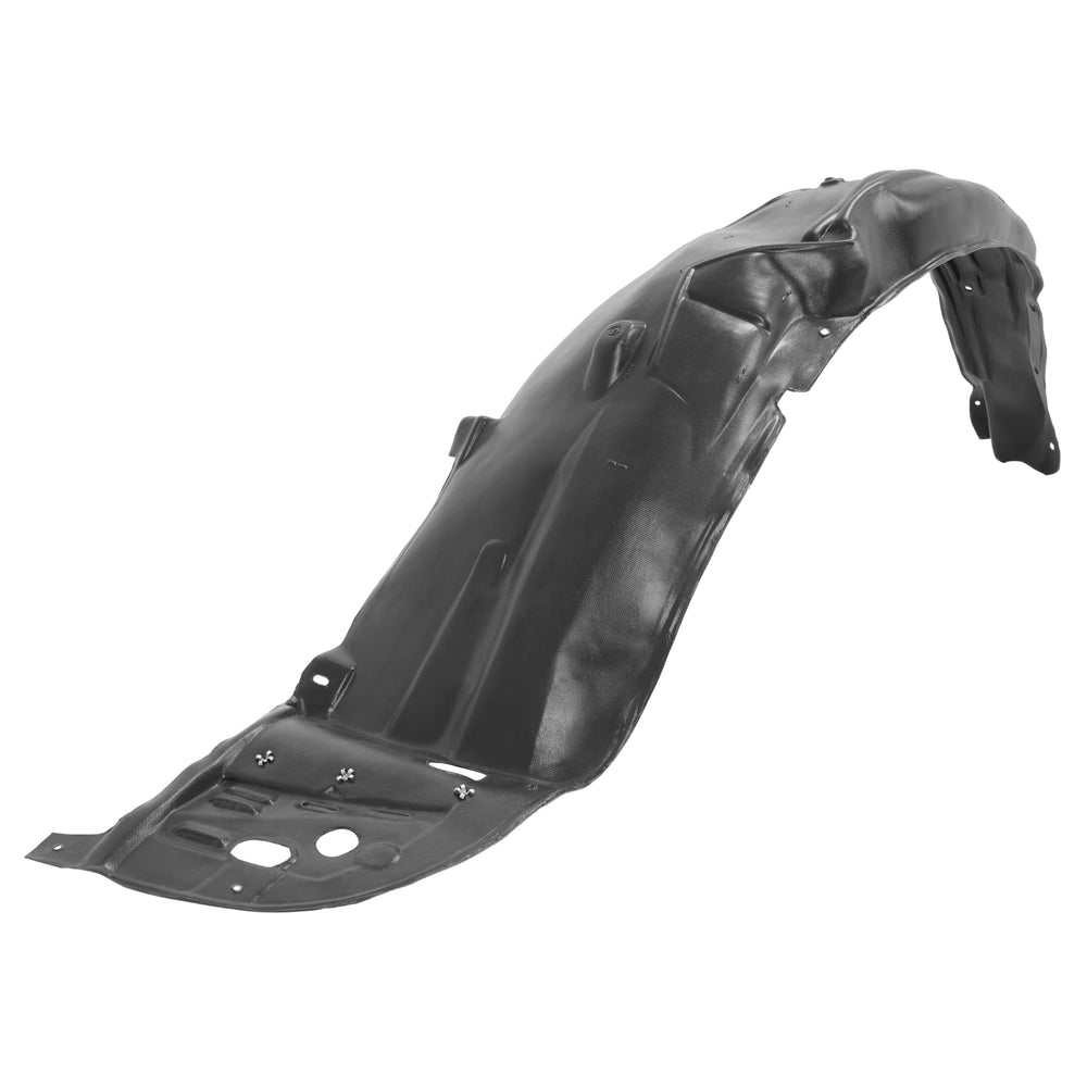 Wheelhouse protection with HECASA liner on Accord left side during debris exposure