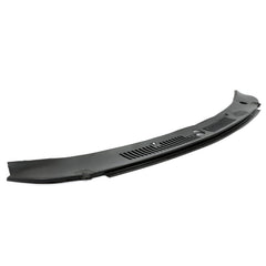 HECASA black plastic cowl panel protects windshield edge from debris.