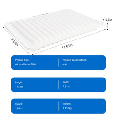 HECHENQICHE engine air filter performance note suggests cleaner intake potential.