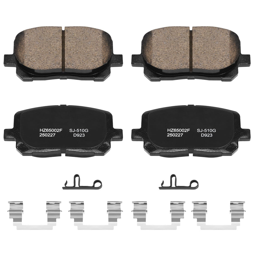 HECHENQICHE ceramic front brake pads kit ready for installation and smoother stopping.