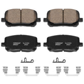 HECHENQICHE ceramic front brake pads kit ready for installation and smoother stopping.