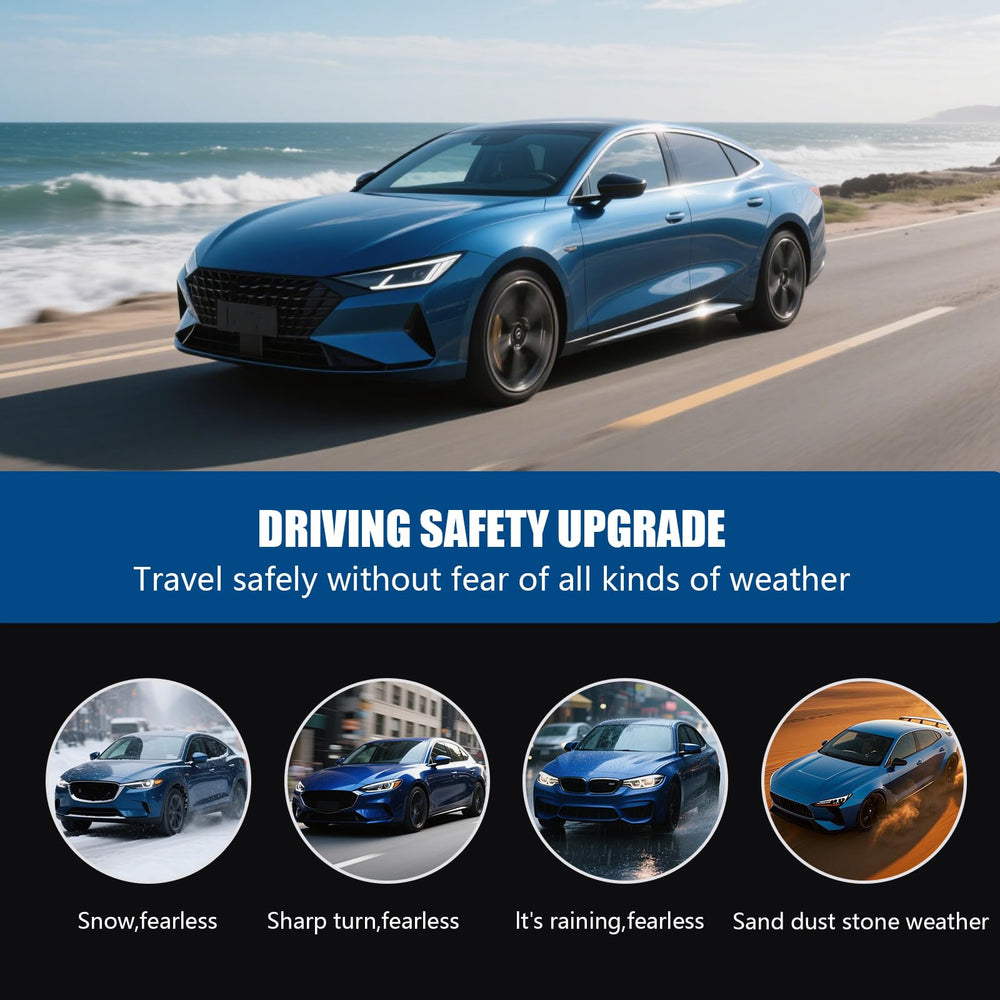 HECHENQICHE brake pads with noise-damping shims reduce vibration.