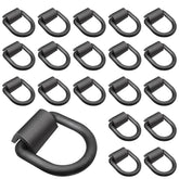 Hedday weld-on D rings 12-pack secure heavy cargo on trailers