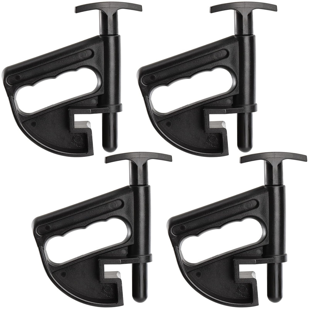 Hedume 4-pack tire changer bead clamp close-up showing durable, wheel-safe grip