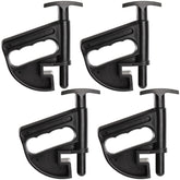 Hedume 4-pack tire changer bead clamp close-up showing durable, wheel-safe grip