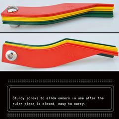 Hedume color-coded gauge with red-yellow-green indicators for quick assessment.