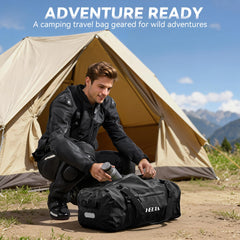 HEETA backpack straps turn the bag into hands-free transport