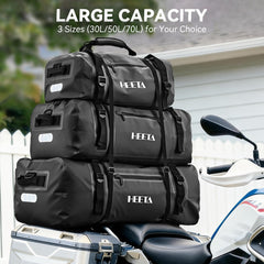 HEETA strap system with D-rings enables versatile carrying on trips
