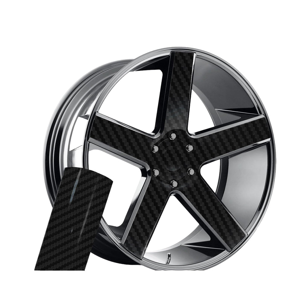Heinaroman 5D carbon fiber wrap for interior laptop and furniture accents.