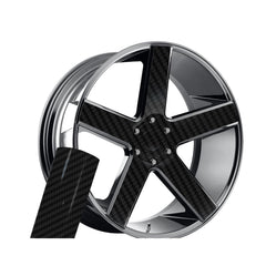 Heinaroman 5D carbon fiber wrap for interior laptop and furniture accents.