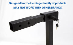 Heininger Advantage lock compatible with SUV Twistep and SportsRack for versatile mounting.