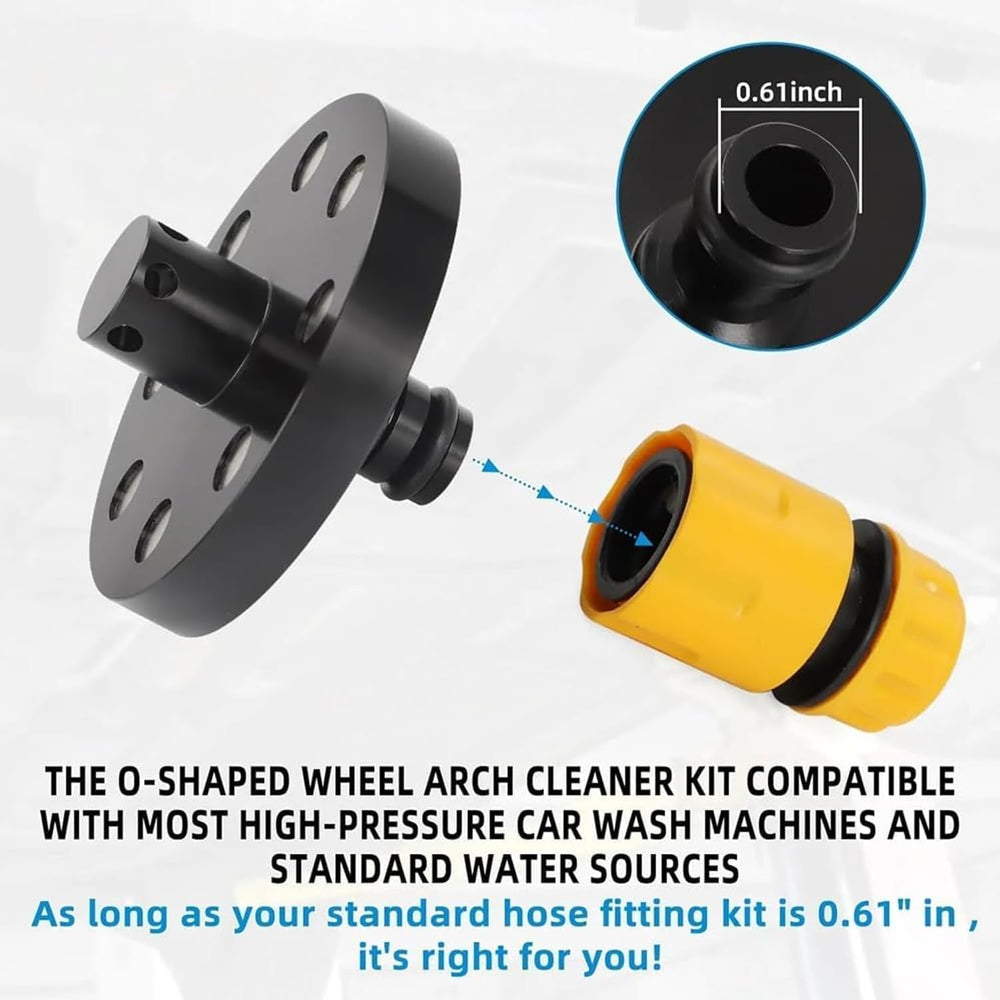 Hekisace All-round cleaner design fits most hoses for versatile use