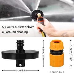 Hekisace Magnetic chassis flusher enables quick rinsing on various vehicles