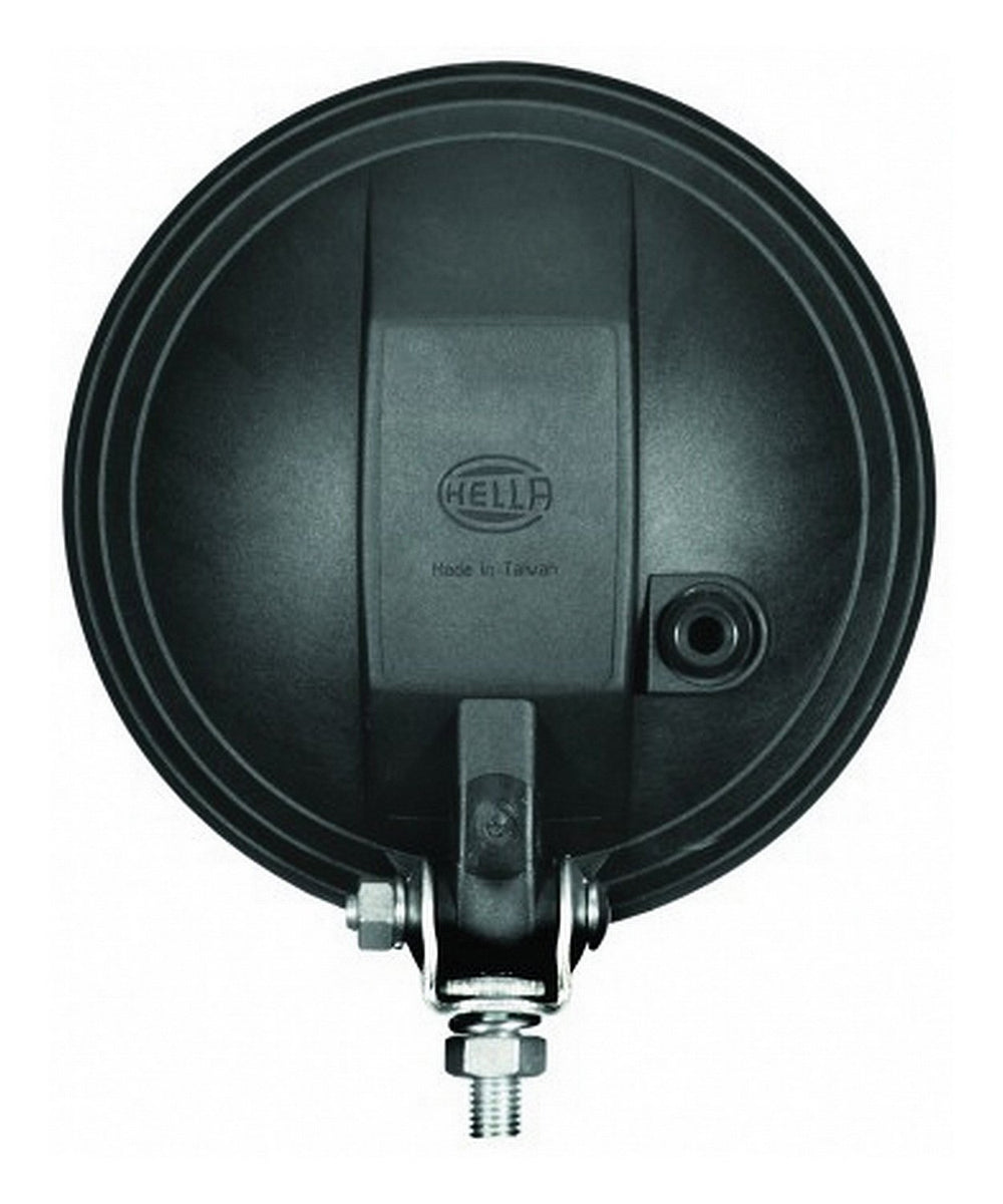 Hella 500FF with aluminum reflector for precise, broad illumination.
