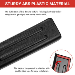 Easy peel-and-stick installation requires no tools.