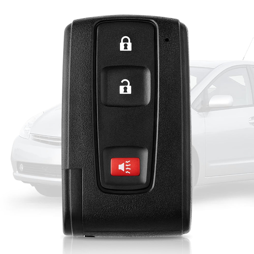 HelloAuto Prius key fob front view with silver logo for easy replacement