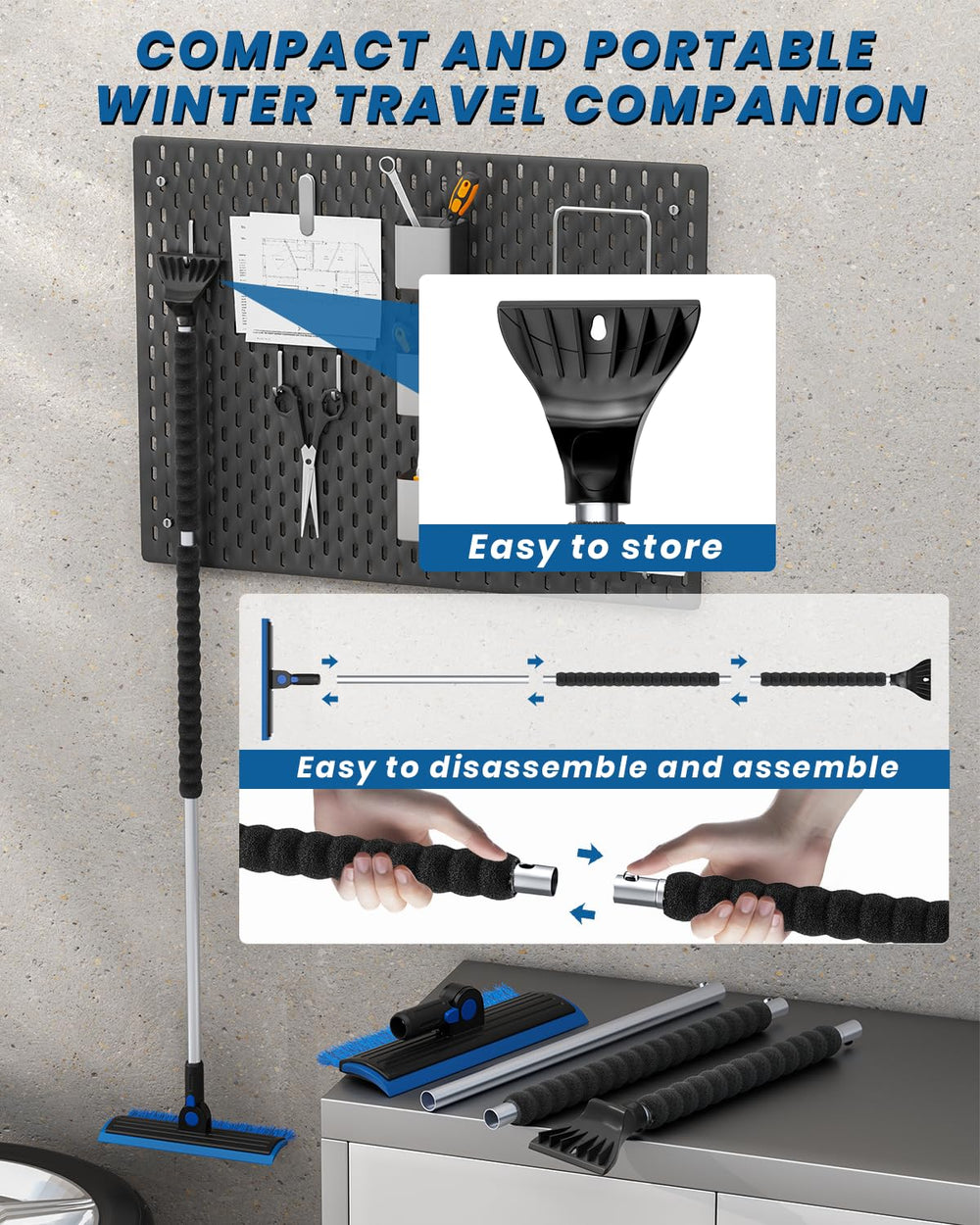 helloleiboo stainless steel pole provides durable, crack-resistant support
