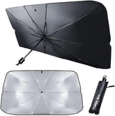helloleiboo windshield umbrella closed protects interior and reduces glare