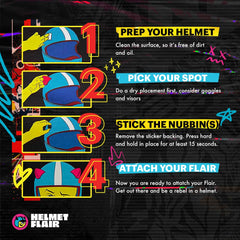 Helmet Flair MagNeatOhz product emphasizes USA-made quality and responsive customer service.