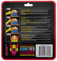 Helmet Flair durable ABS horns on rugged helmet for long-lasting style