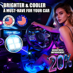 Hemei9319 10-mode LED light for dynamic car interior effects.