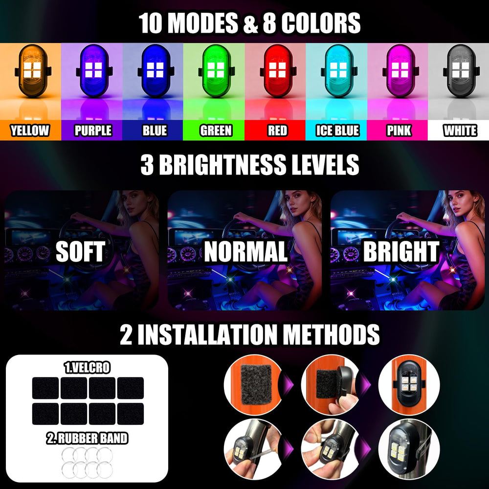 Hemei9319 3-level dimming adapts brightness for daytime visibility or cozy ambience