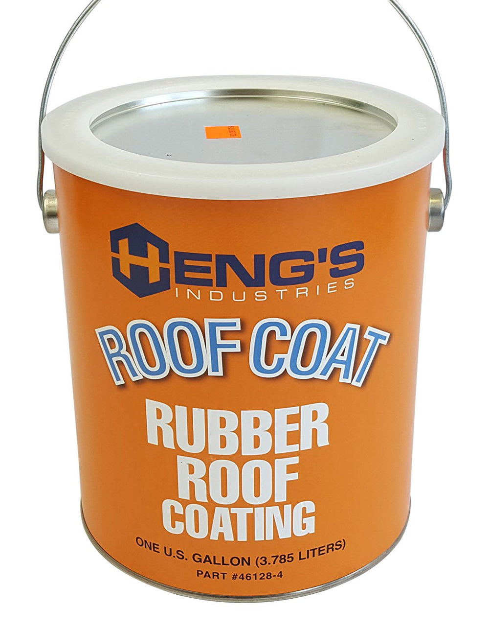 HENG'S INDUSTRIES rubber roof coating 1 gal bottle seals RV seams and prevents leaks.