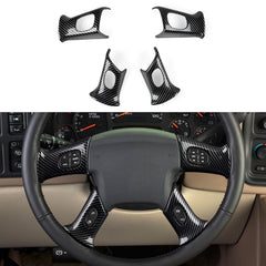 HENGYUESHANG carbon trim cover for Silverado/Suburban with protective carbon finish