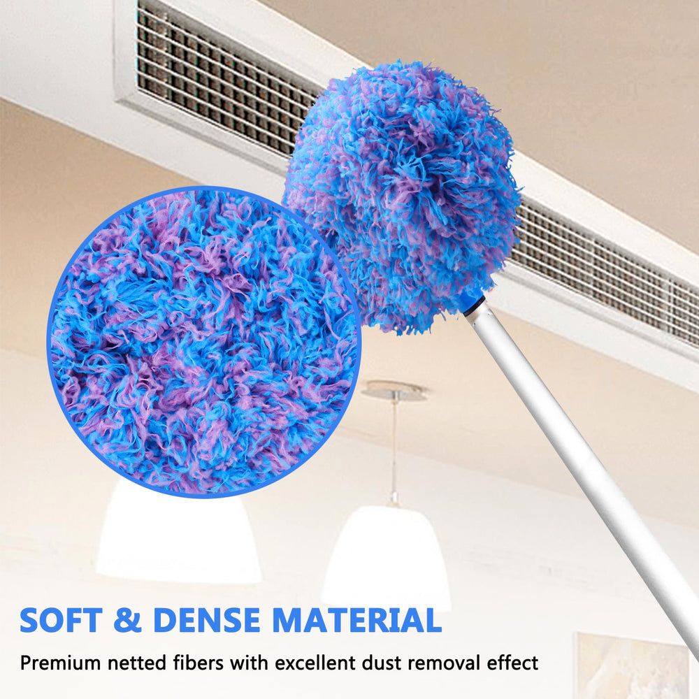 Heonay microfiber duster material provides strong adsorption for dirt on blades.