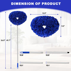 Heonay reusable microfiber duster cleans without disposables, reducing waste.