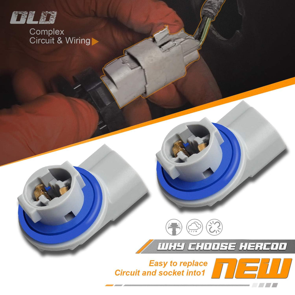 HERCOO rear step bumper lamp socket enables plug-and-play upgrade