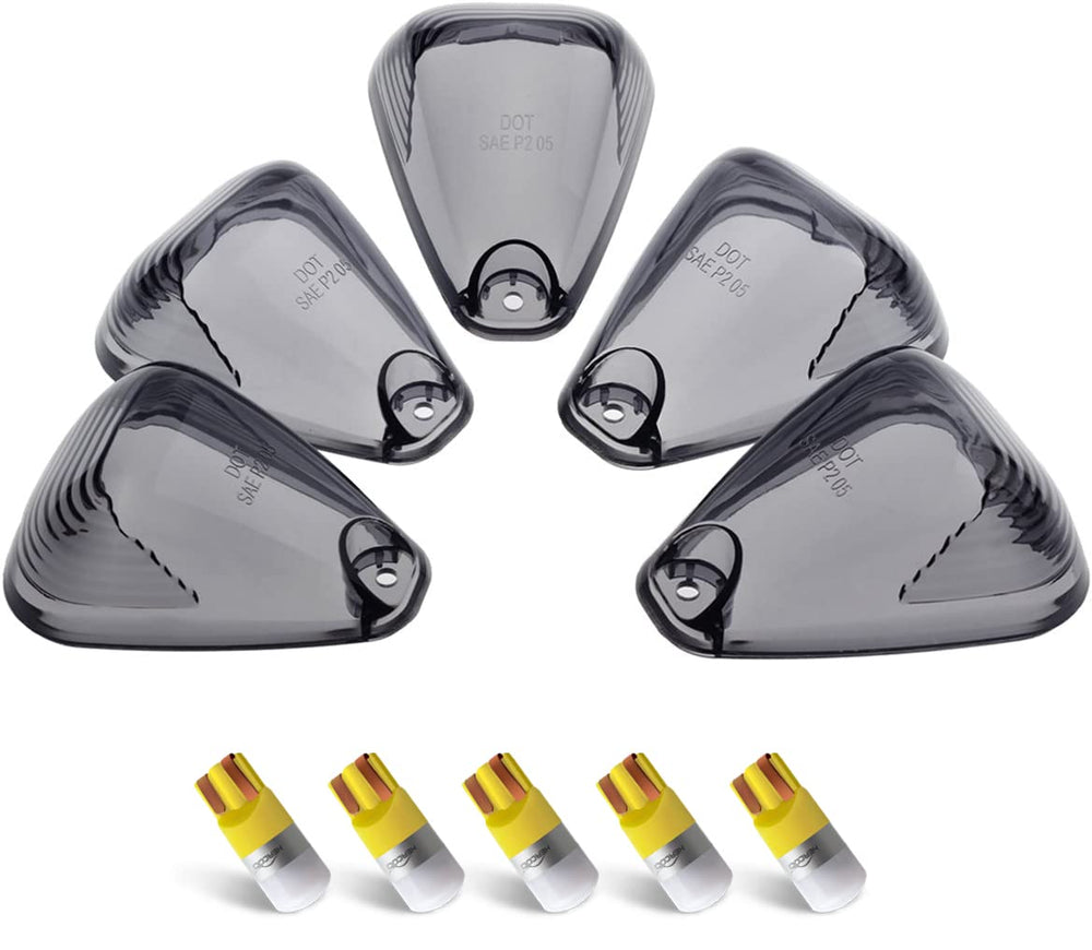 HERCOO smoke roof cab marker light lens enhances visibility on Ford trucks